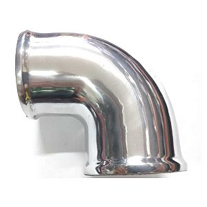 CURVA ALUMINIO CURTA 90° 2½" (CURV-0008) FÔLEGO