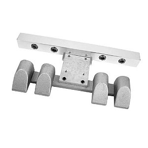 FLAUTA DE COMBUSTÍVEL E SUPORTE VOLKSWAGEM AP BANCADA SUPLEMENTAR PRATA (ADMS-3052) FÔLEGO