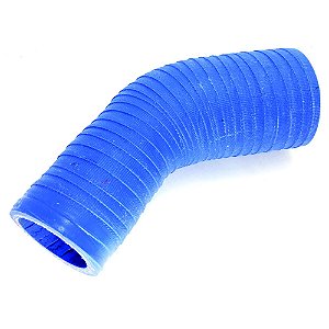 MANGUEIRA PRESSURIZAÇÃO SILICONE FGL AZUL 45° 2½" X 2" (FL322AZ)