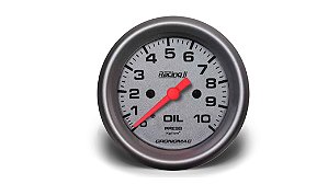 MANÔMETRO ÓLEO 60MM MECÂNICO 10KG RACING II (156100RT2) CRONOMAC