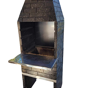 Churrasqueira Pré-moldada 5 modulos com avanço 210cm
