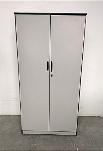 Armário 100% MDF Escritório 2 Portas Alto Chave