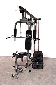 Estação de Musculação com 80kg de Peso completo