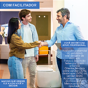 O FACILITADOR é a pessoa que vai até você para avaliar, orientar e decidir junto o melhor caminho para seu seminovo.