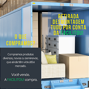 Se você enjoou, trocou o estilo ou quer algo diferente, o FACILITOU! resolve. Se tem valor e pode circular, avaliamos.