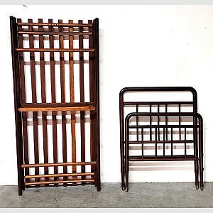 Cama Patente de Solteiro Madeira Maciça