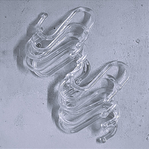 12 Gancho S Acrílico Transparente Multiuso (cabide)
