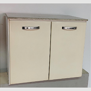 Armario de Parede Suspenso com 02 Portas com Prateleira Compensado