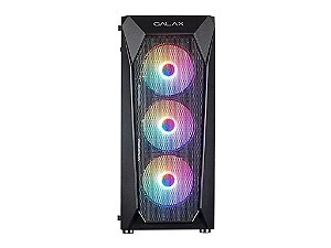 Gabinete Gamer Galax Revolution-05, Mid Tower, 4 Fans LED, com Lateral em Vidro Temperado