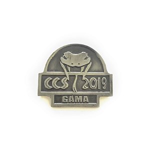 Pin, CCS 2019, GAMA, Ouro envelhecido