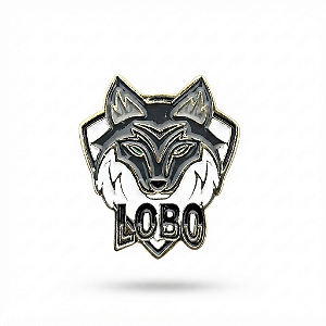 ARGANEL/PRENDEDOR DE LENÇO LOBO FEROZ
