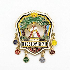 ARGANEL/PRENDEDOR DE LENÇO CAMPORI ACEAM 2023, "A ORIGEM", FORFORECENTE