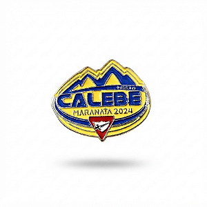 ARGANEL/PRENDEDOR DE LENÇO OFICIAL CALEBE DE LENÇO 2024, COM LOGO DBV
