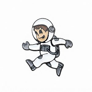 ARGANEL/PRENDEDOR DE LENÇO, ASTRONAUTA SEM CAPACETE