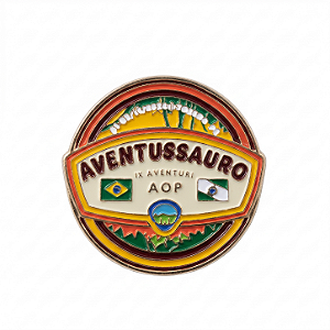 ARGANEL/PRENDEDOR DE LENÇO AVENTUSSAURO AOP