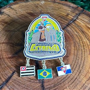 PIN XII CAMPORI APAC MISSÃO AO EXTREMO COM BANDEIRAS