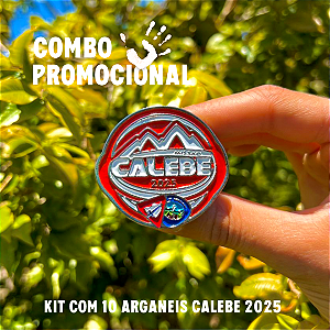 COMBO ARGANÉU/PRENDEDOR DE LENÇO CALEBE 2025 MDA