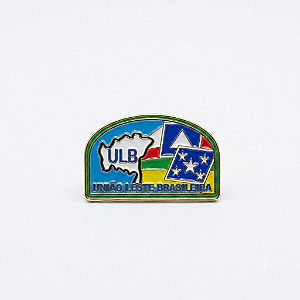 ARGANEL/PRENDEDOR DE LENÇO BRASÃO DE CAMPO UNIÃO LESTE BRASILEIRA ULB
