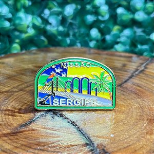 ARGANEL/PRENDEDOR DE LENÇO BRASÃO DE CAMPO MISSÃO SERGIPE