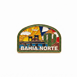 ARGANEL/PRENDEDOR DE LENÇO BRASÃO DE CAMPO BAHIA NORTE