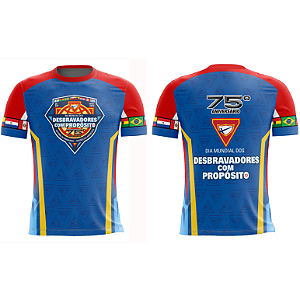 CAMISETA DO TEMA DE 2025 DESBRAVADORES, ANIVERSARIO DE 75 ANOS