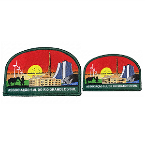 BRASÃO DE CAMPO ASSOCIAÇÃO SUL DO RIO GRANDE DO SUL ASRS - DESBRAVADOR