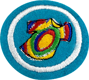 ESPECIALIDADE DBV  ARTES E HABILIDADES MANUAIS -  Tie-dye