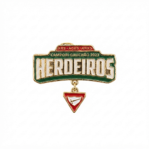 ARGANEL/PRENDEDOR DE LENÇO CAMPORI GAUCHÃO 2025 HERDEIROS LOGO DIMINUIDO COM TRIANGULO