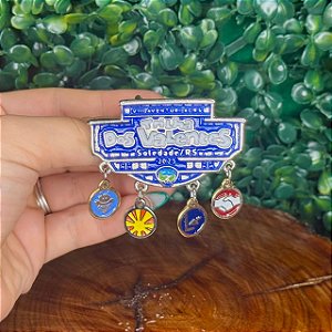 ARGANÉU/PRENDEDOR DE LENÇO AVENTURI ACRS TRILHA DOS VALENTES