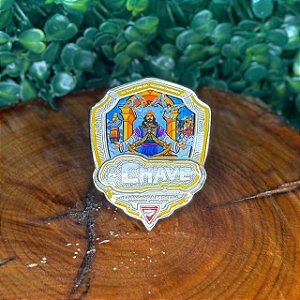 ARGANÉU/PRENDEDOR DE LENÇO OFICIAL CAMPORI A CHAVE