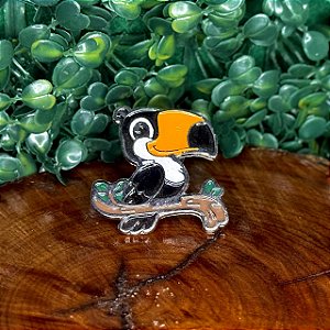 ARGANÉU/PRENDEDOR DE LENÇO TUCANO