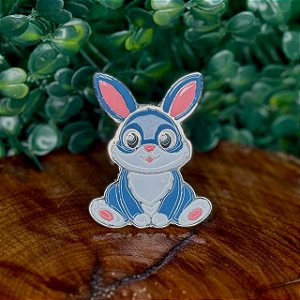 ARGANÉU/PRENDEDOR DE LENÇO COELHO SENTADO COLORIDO