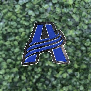 Arganéu/Prendedor de lenço, educação advenista, banho niquel