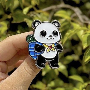 ARGANEL/PRENDEDOR DE LENÇO DESBRAVADORES URSO PANDA ACAMPANTE