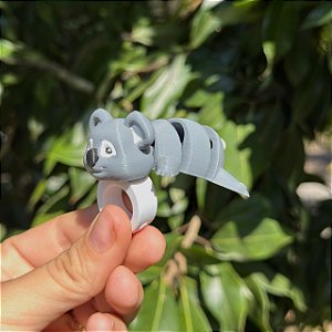 ARGANEL/PRENDEDOR DE LENÇO 3D ARTICULADO, COALA