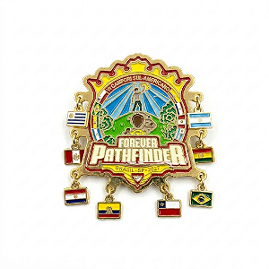 ARGANÉU/PRENDEDOR DE LENÇO, FOREVER PATHIFINDER DSA 2027 COM BANDEIRINHAS