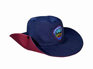 CHAPÉU AUSTRALIANO, AZUL MARINHO COM BORDO, AVENTUREIRO ADULTO
