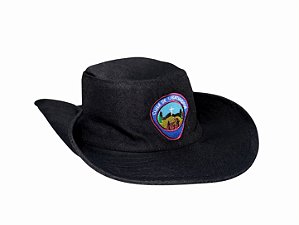 CHAPÉU AUSTRALIANO, PRETO AVENTUREIRO ADULTO