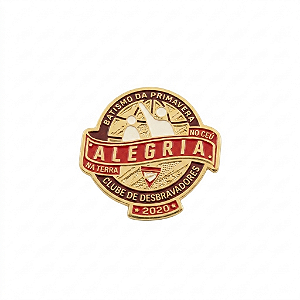 ARGANEL/PRENDEDOR DE LENÇO,BATISMO DE PRIMAVERA 2020, ALEGRIA, DESBRAVADORES