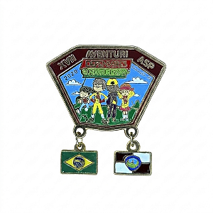 ARGANEL/PRENDEDOR DE LENÇO, AVENTURI DEFENSORES DA NATUREZA