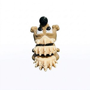 ARGANEL/PRENDEDOR DE LENÇO, 3D ARTICULADO, OURIÇO