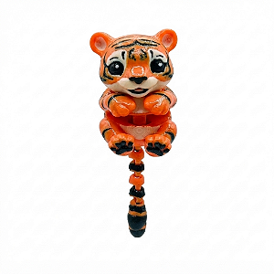 ARGANEL/PRENDEDOR DE LENÇO, 3D TIGRE ARTICULADO