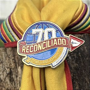 ARGANÉU/PRENDEDOR DE LENÇO, 70 ANOS, RECONCILIADO, NÍQUEL