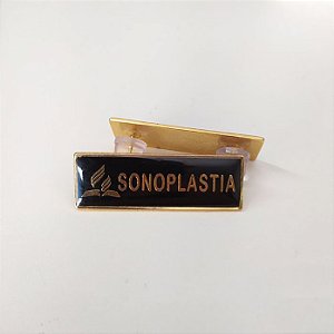 Tira de cargo Funções de Igreja metal, Sonoplastia dourado