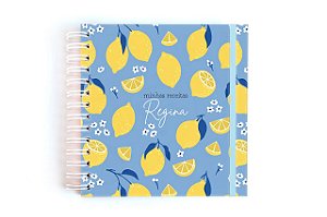 Caderno de Receitas Personalizado - Limão