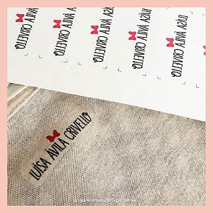 Etiquetas Termocolante para Roupas