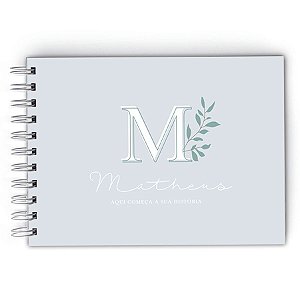 Livro do Bebê Personalizado - Folhagem