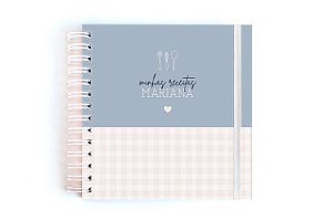 Caderno de Receitas Personalizado - Minimalista