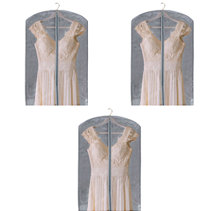 Kit 3 Capas de Terno ou Vestido Com visor ou Frente Cristal ( ESTOQUEVIRTUAL )