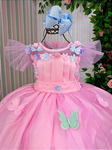 Vestido Marie Jardim Encantado Isis Luxinho